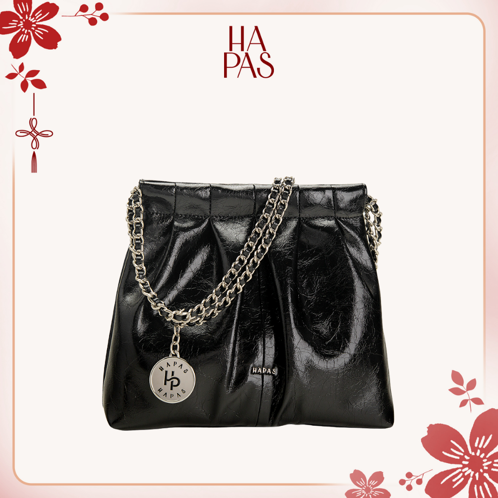 Túi Đeo Vai Quai Đôi Tag Tròn Size 24 HAPAS