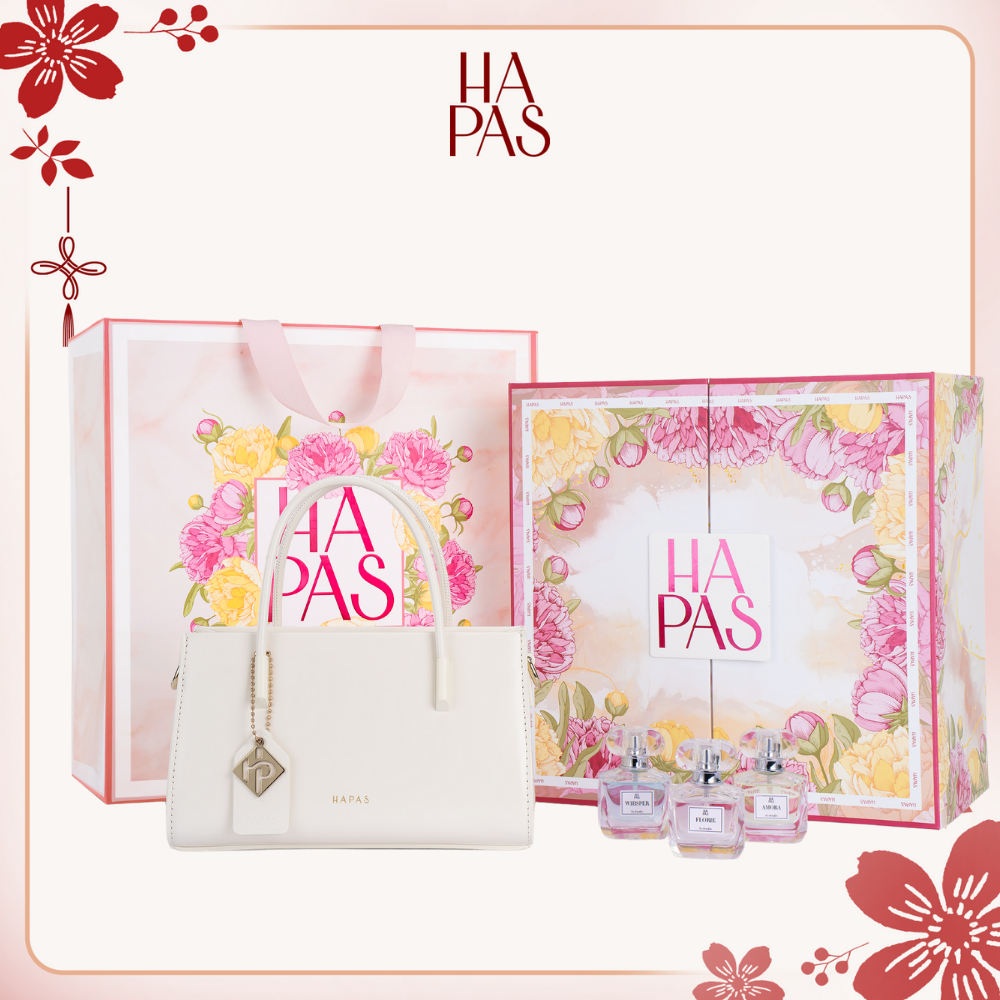 Bộ Quà Tặng Túi Xách "Thân Thương" HAPAS - Món Quà Ý Nghĩa Tặng Mẹ, Tặng Người Thương