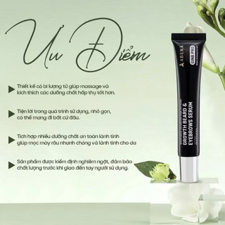 Serum mọc râu và lông mày Abera GinB Pro.