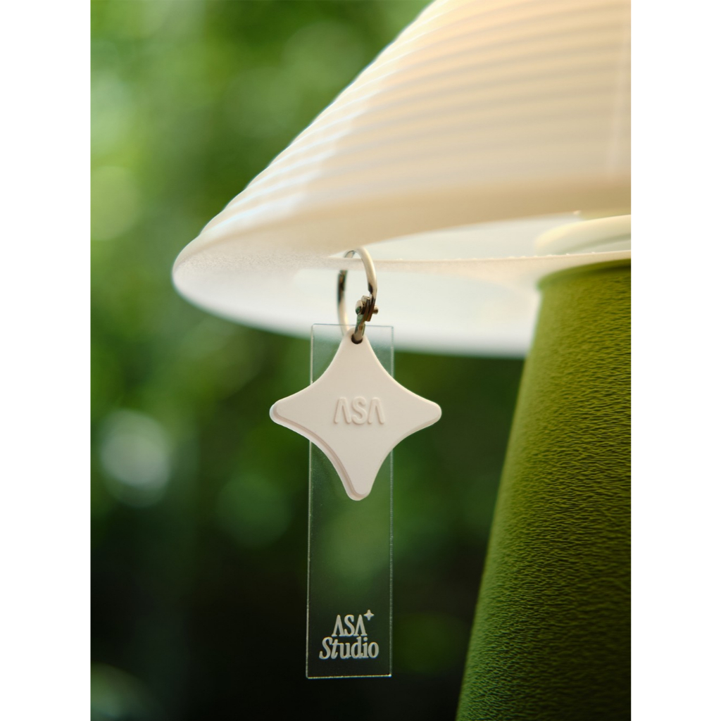 Charm ASA Signature | Charm trang trí treo đèn | Móc khóa ASA