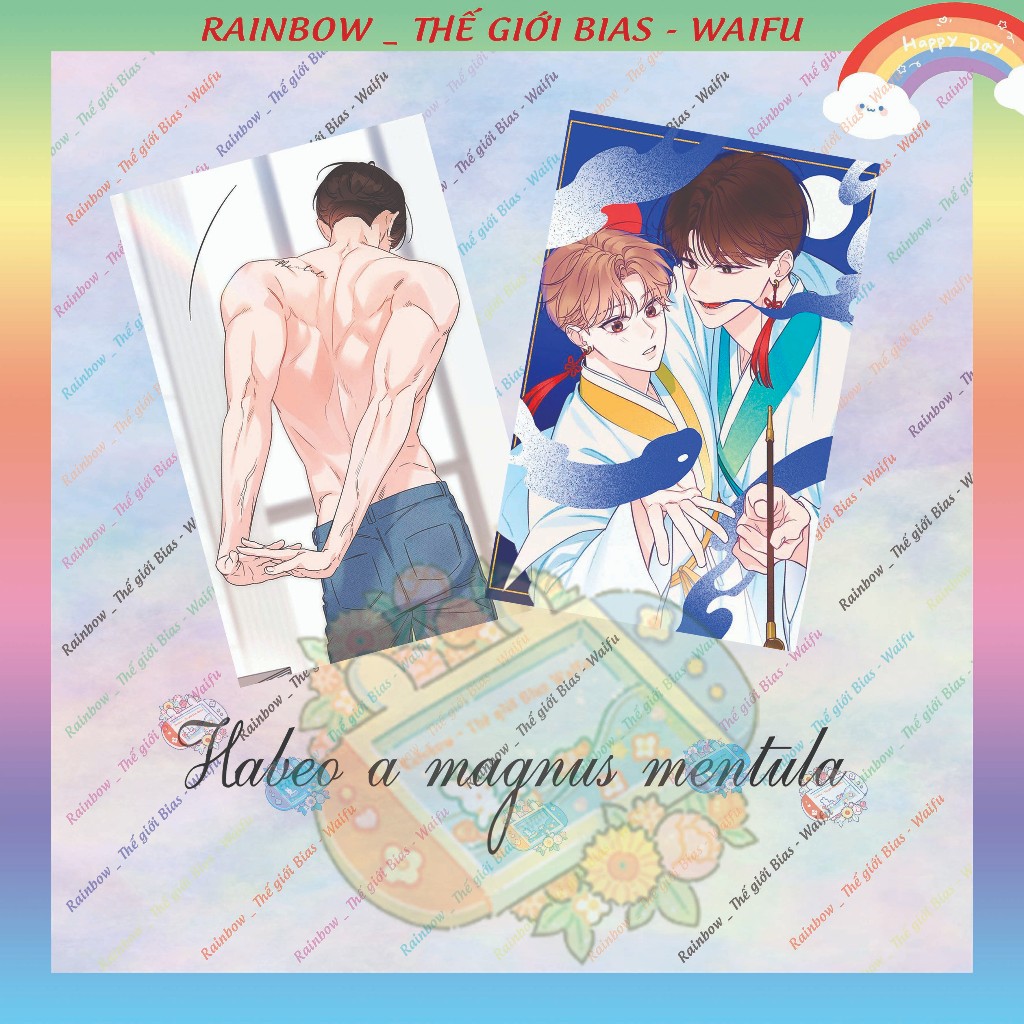 Hình xăm dán Kim Dohyun manhwa Alpha Trauma, tattoo dạ quang Kim Dohyun bl