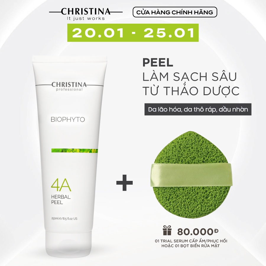 Peel làm sạch sâu bằng thảo dược Christina BioPhyto 4A Herbal Peel
