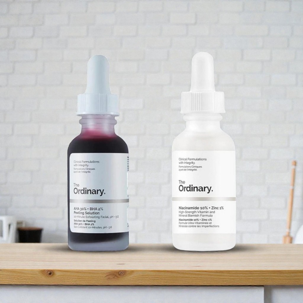 Tinh chất The Ordinary 10% + Zinc 1% Vs The Ordinary AHA 30% + BHA 2% 30ml