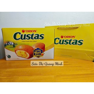Hộp Bánh Custas Orion 16 Gói 376g Có Túi Xách