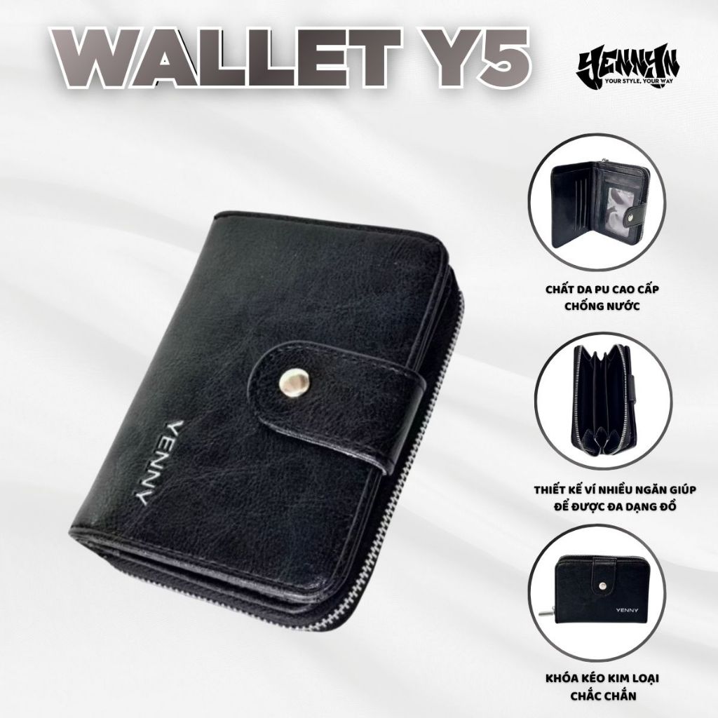 VÍ NỮ CẦM TAY THỜI TRANG YENNY BAG WALLET Y5 – VÍ NHỎ GỌN ĐA NGĂN CHO NỮ PHONG CÁCH HIỆN ĐẠI