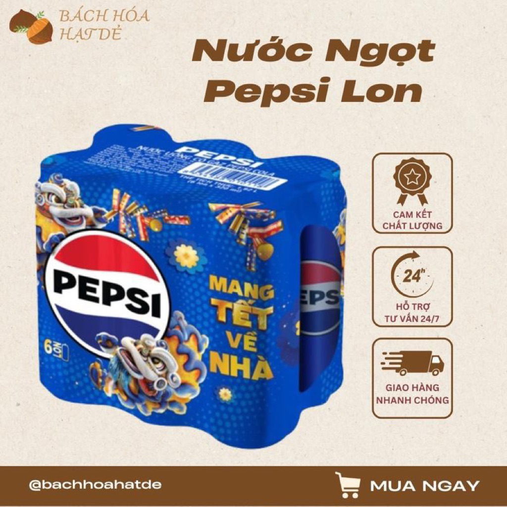 Nước Ngọt Pepsi Cola Lon 320ml
