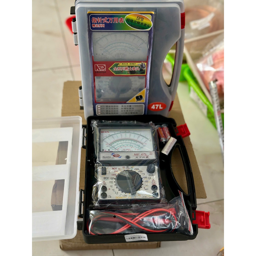 Đồng hồ vạn năng MF47L, Đồng hồ vạn văng đầy đủ chức năng KÈM PIN