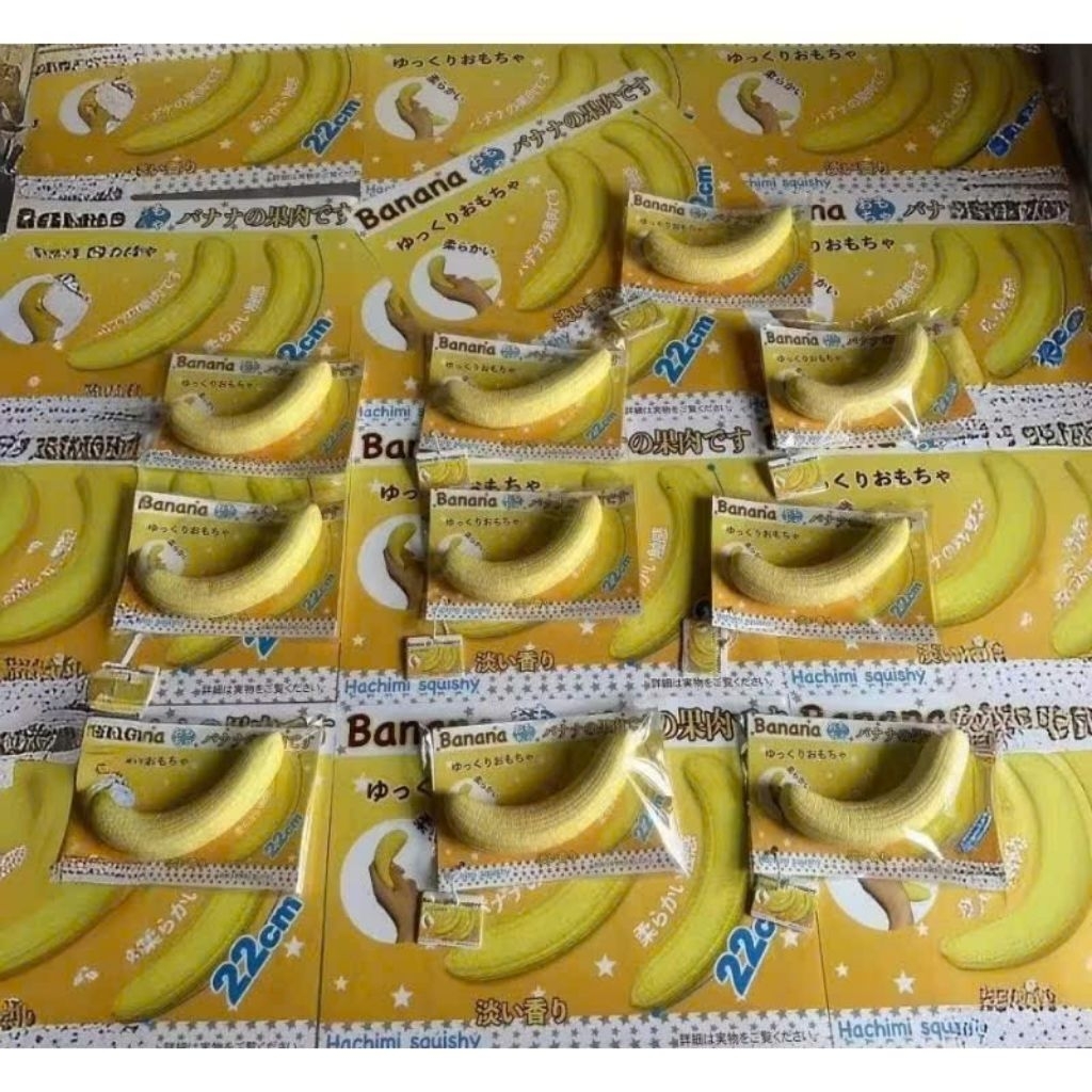 squishy chuối chính hãng hachimi chất bơ siêu chậm tăng