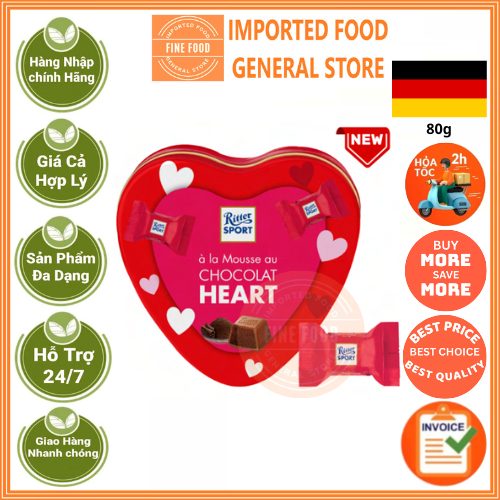 Sô-cô-la Trái Tim Ritter Sport 80g
