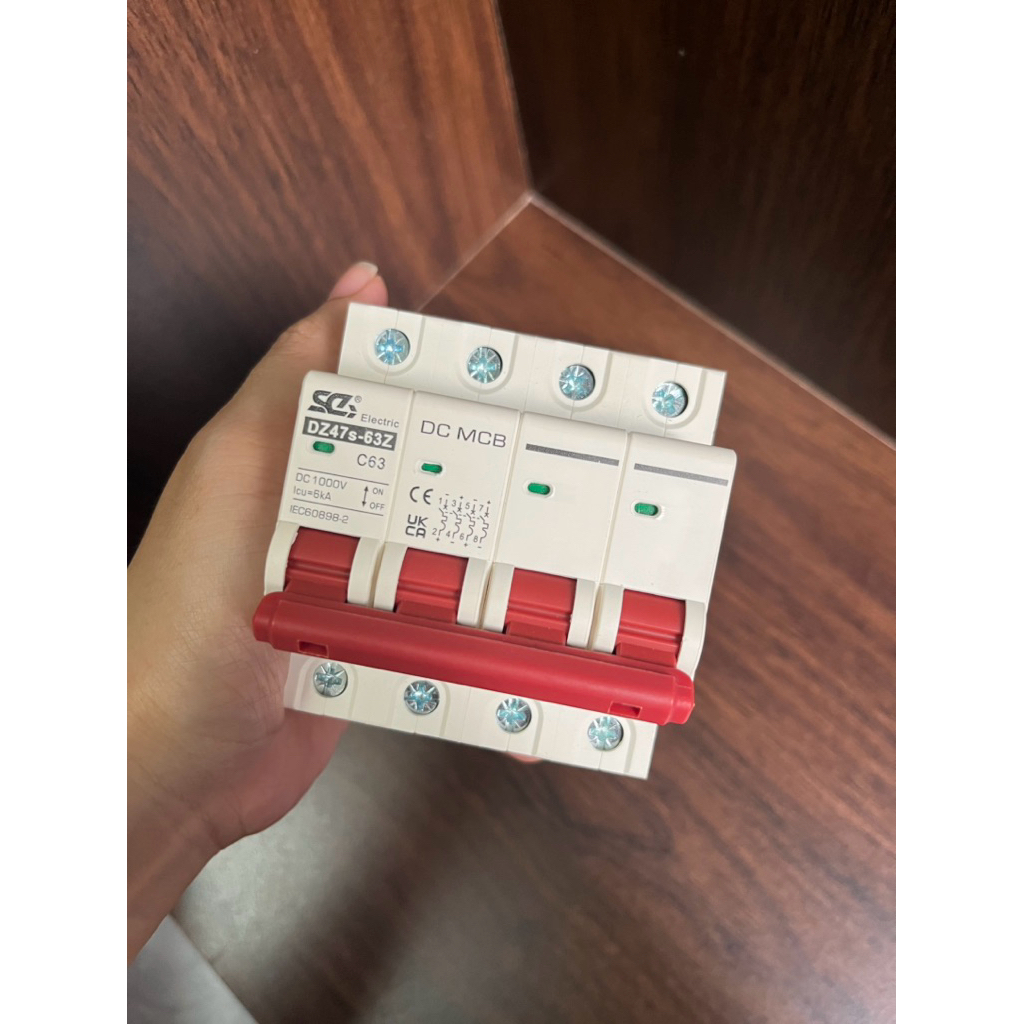 Bộ ngắt mạch 1 chiều (MCB) DC DZ47s-63Ze