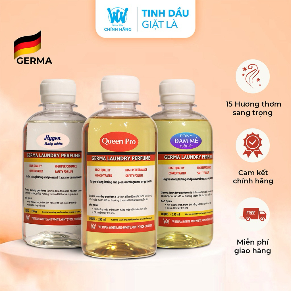 Tinh dầu thơm cho tiệm giặt sấy chuyên nghiệp(chai 80ml) - Thơm sang và lưu lâu