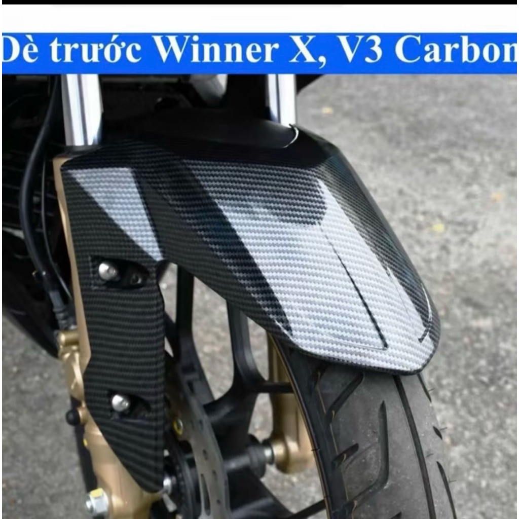 Dè Trước Winner X V3 Carbon