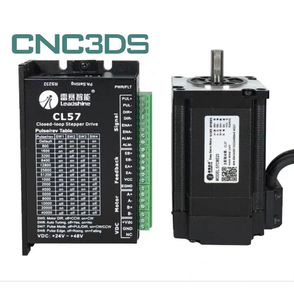 Bộ động cơ hybrid servo 57CME23 và drive CL57C Leadshine [ Bảo hành 2 năm ]