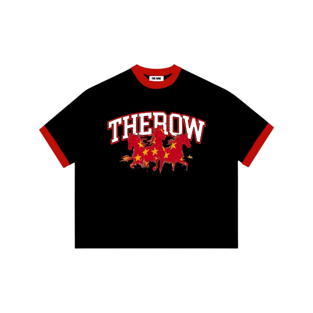 [TẾT 2026] TN1 THEROW Áo Thun Boxy Local Brand Tay Ngắn Cotton 250gsm "NGỰA" Áo Phông Forrm Rộng Kiểu Đẹp Unisex Nam Nữ | BigBuy360 - bigbuy360.vn