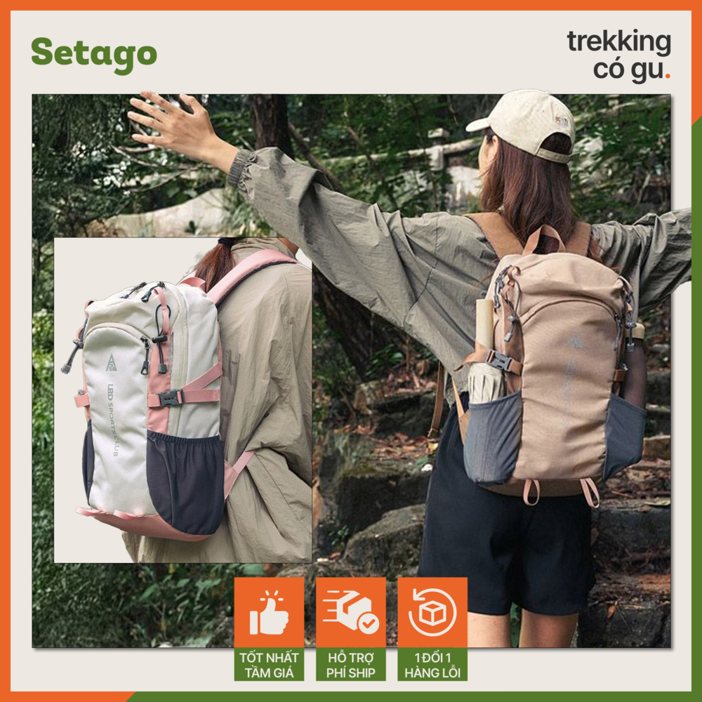 Balo Elva Pastel 20L - Balo leo núi, balo trekking, balo du lịch,hoàn hảo cho chuyến đi 2 ngày 1 đêm