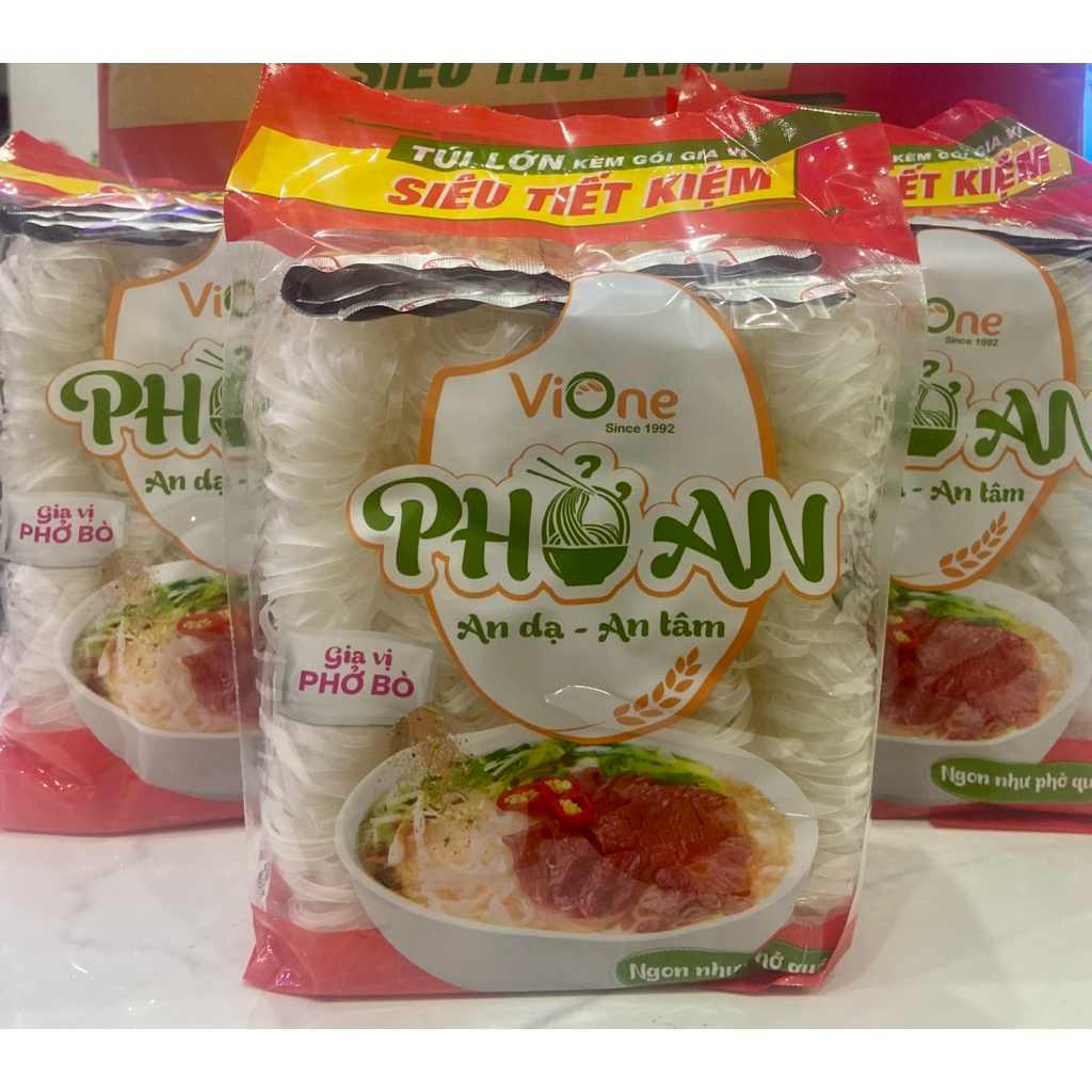 PHỞ AN VỊ BÒ 10 BÁNH PHỞ KÈM GÓI GIA VỊ