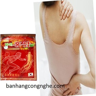 5 gói cao dán hồng sâm túi 25 miếng - KOREA POWER GINSENG