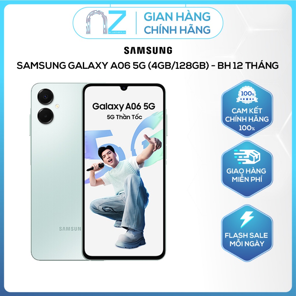 [Chính Hãng] Điện Thoại Samsung Galaxy A06 5G (4GB/64GB - 4GB/128GB) - Nguyên Seal