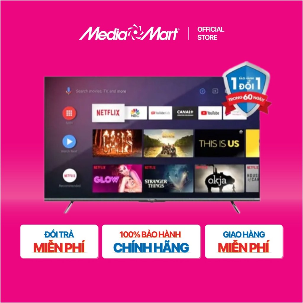 [MEDIAMART] - Smart Tivi Coex 4K 43 inch 43UT7000X Google TV - FREESHIP,Bảohànhchínhhãng