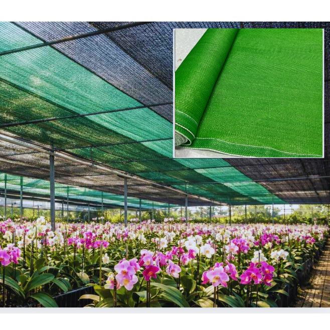 Lưới che nắng dệt kim dài 20M - Rộng 2m 3m 4m, độ che phủ 90% - Chống nắng giảm nhiệt hiệu quả