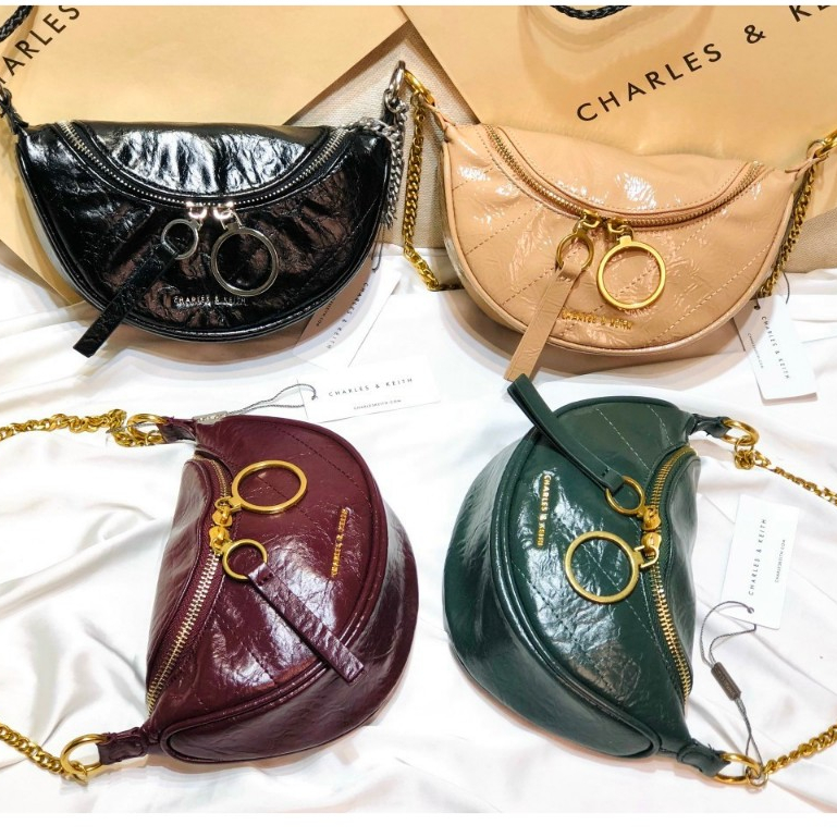 túi đeo chéo nữ bao tử đủ màu siêu xịn ck2-80150844 Size 20 x 12 cm full màu