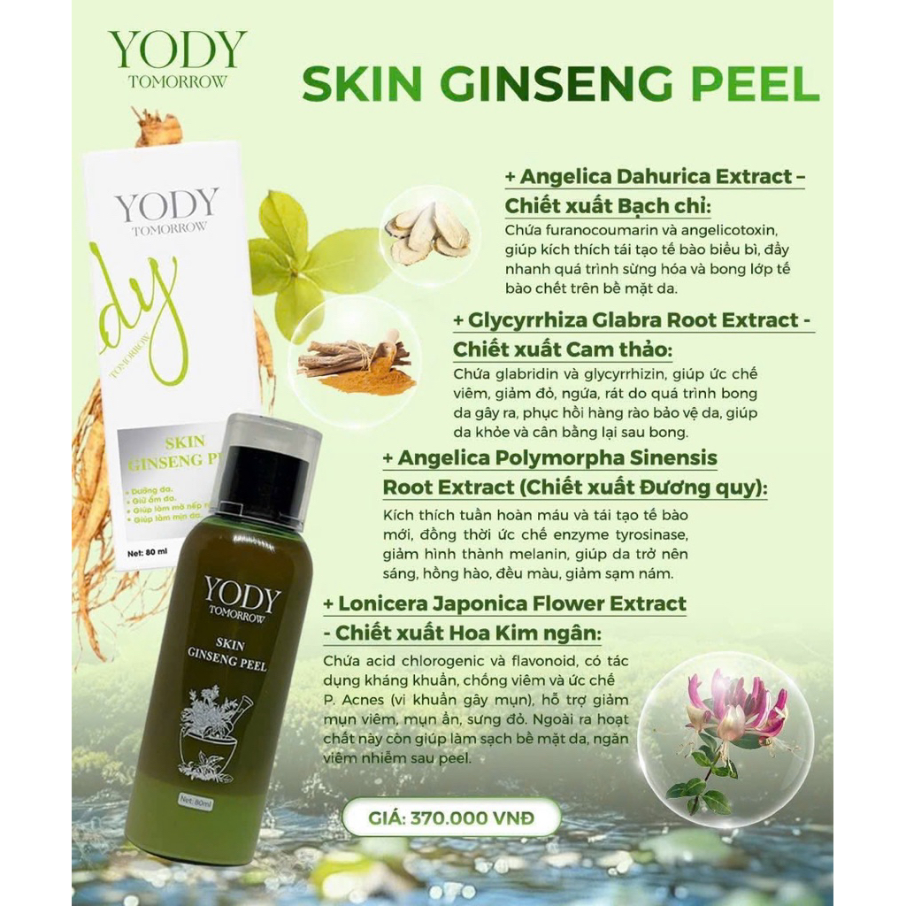 TÁI TẠO DA yody chính hãng 100%