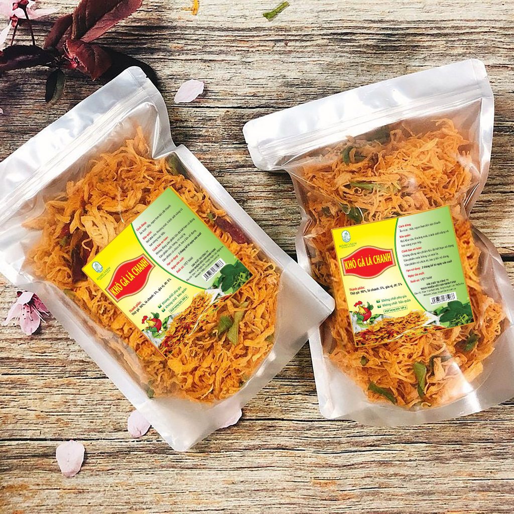 Khô gà lá chanh - Tiệm ăn vặt FPOLY