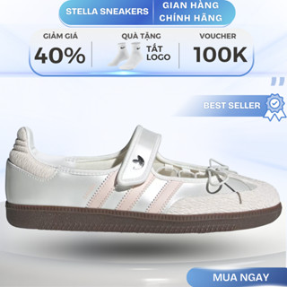 [Chính Hãng]Giày thể thao sneaker nam nữ_Samba Jane Cloud White Pink,cao cấp êm đẹp Full Box - STELLA.SNEAKERS