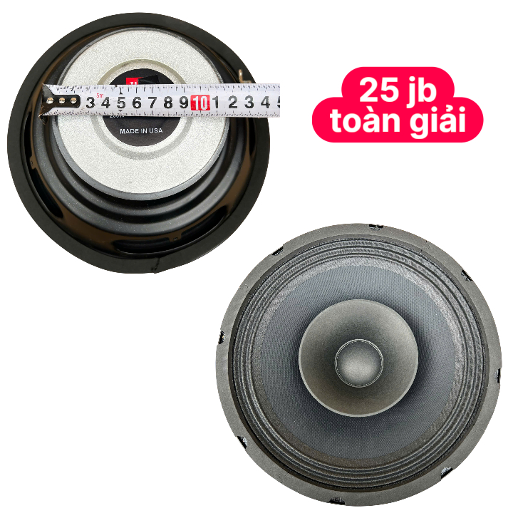 Loa Bass 25 JB.L TOÀN DẢI nhập nguyên chiếc coil 51 lời cực hay - GIÁ 1 CỦ