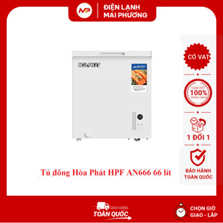 [SHIP TOÀN QUỐC]Tủ đông Hòa Phát HPF AN666 66 lít - Bảo hành 24 tháng tại nhà