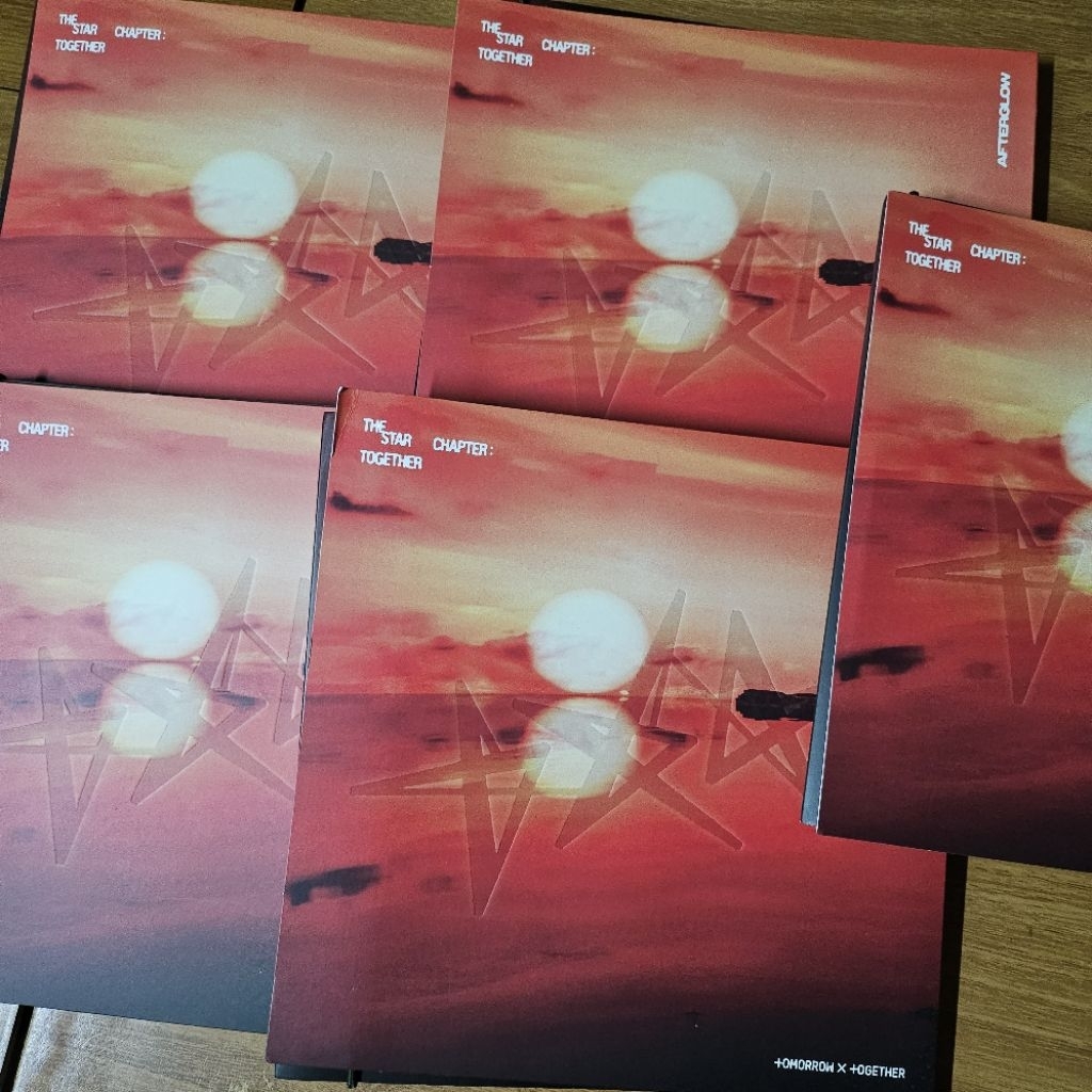 ALBUM KHÔNG CARD THE STAR CHAPTER TOGETHER TXT AFTERGLOW