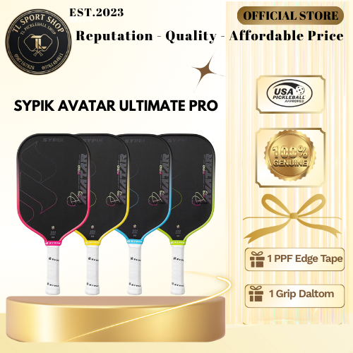 Vợt Pickleball Sypik Avatar Ultimate Pro Tour | Super Rough Carbon | SYCORE All-Foam | Spin,Control