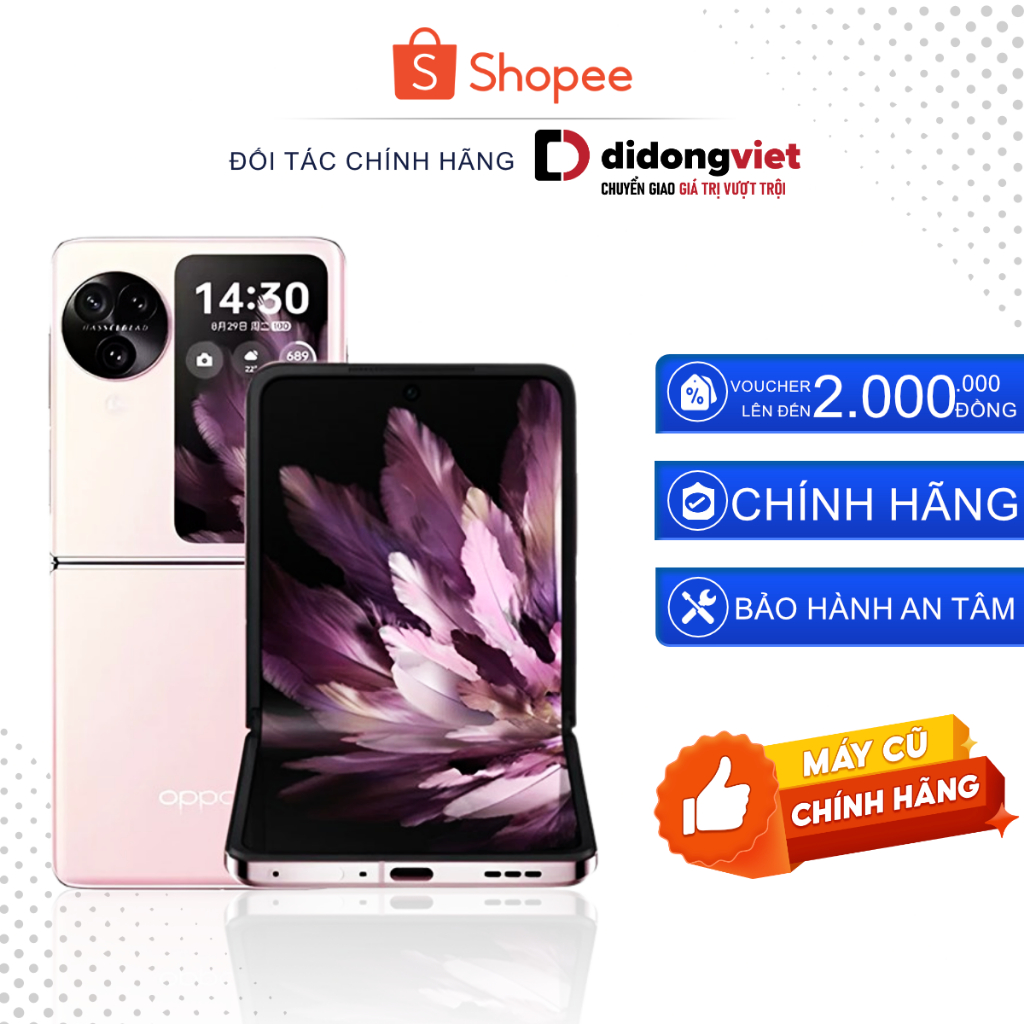 [Máy cũ] Điện thoại OPPO Find N3 Flip 5G 12GB/256GB