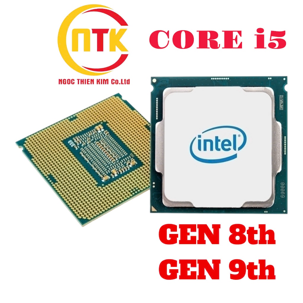 CPU INTEL CORE i5 9600K, 9600KF, 9400, i5 9400F, i5 8600, i5 8500, i5 8400. BH 01 THÁNG./