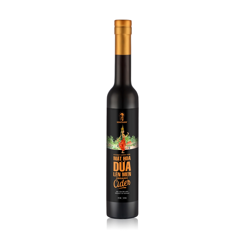 Sokfarm - Mật hoa dừa lên men organic Sokfarm 375ml