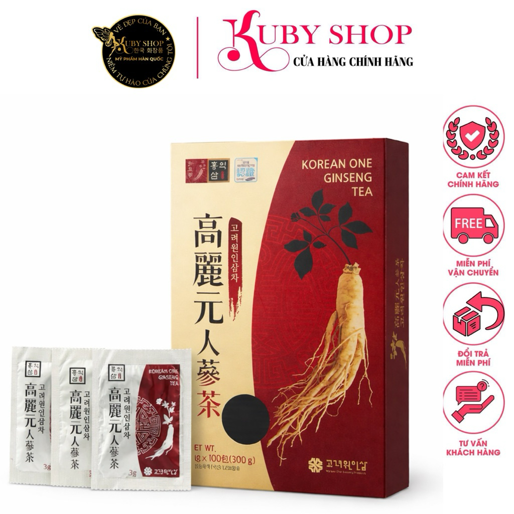 [Bill Hàn] Trà Nhân Sâm Korean One Ginseng Tea - Hàn Quốc