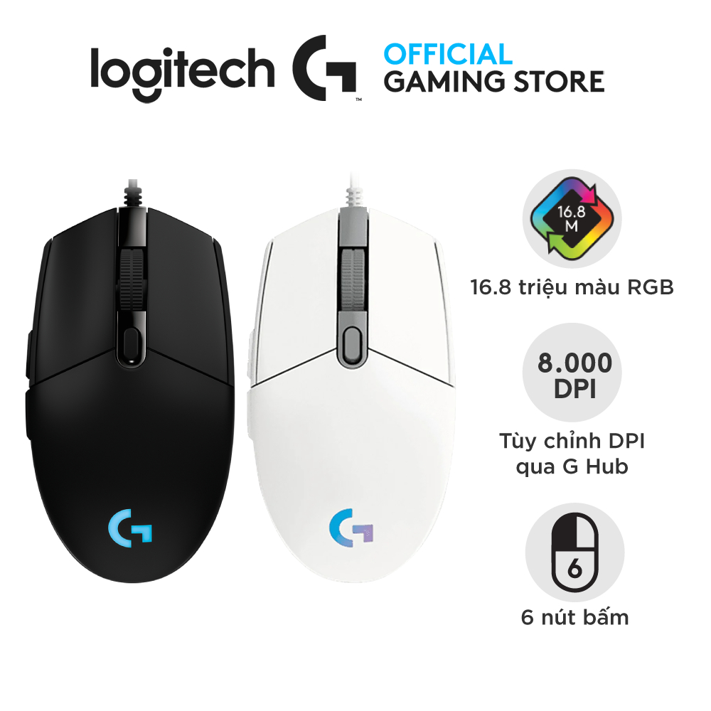 Logitech G203 Lightsync RGB Wired Gaming Mouse - 8K Sensor