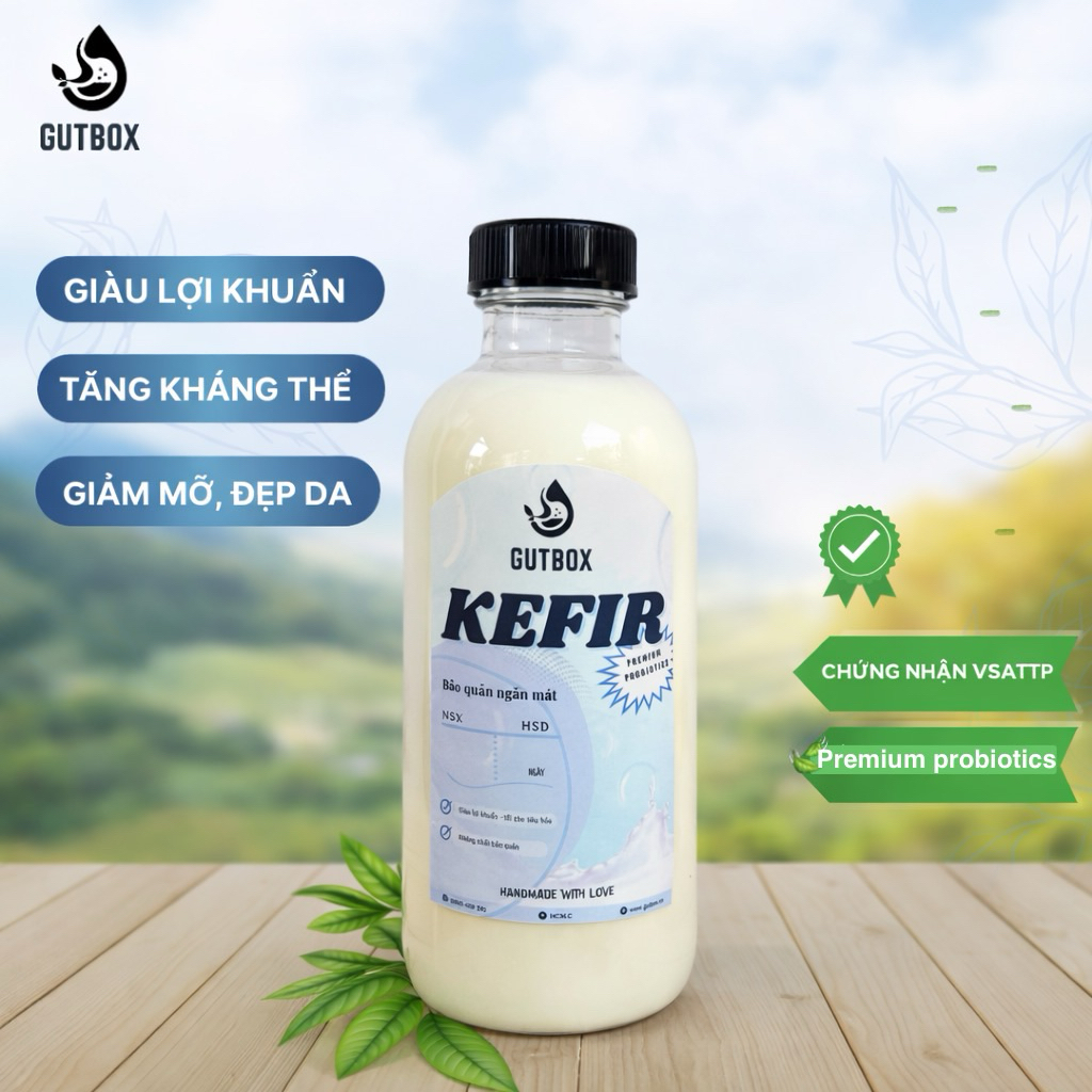 (Hỏa Tốc HCM) Milk Kefir - Sữa chua Kefir Tươi các vị 220ml-1000ml