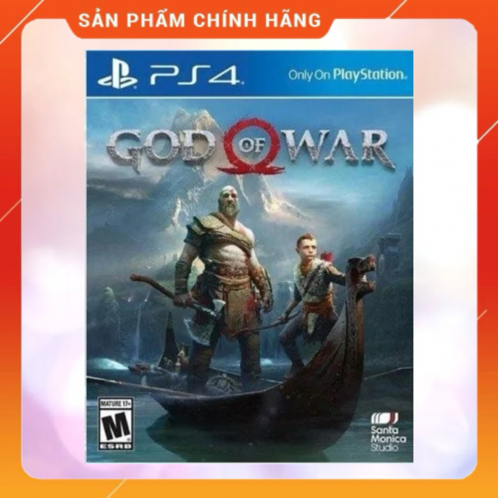 [HCM] Đĩa game Ps4 God Of War 4 (2nd fullbox) dành cho máy ps4, ps5