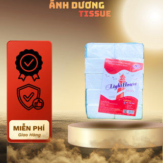 Khăn Giấy Rút Light House Chia Khổ 10×10 – Dòng Tiện Ích Rút Nhanh, Gọn Nhẹ