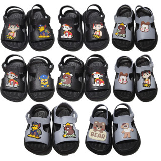 DÉP SANDAL SIÊU NHẸ TẬP ĐI HOẠT HÌNH CHO BÉ  MÃ 221 (STICKER GIAO NGẪU NHIÊN Ạ)