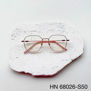 Kính mắt lục giác gọng kim loại tròng nhỏ mã 68026