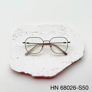 Kính mắt lục giác gọng kim loại tròng nhỏ mã 68026