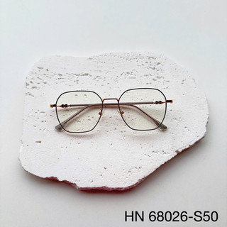 Kính mắt lục giác gọng kim loại tròng nhỏ mã 68026