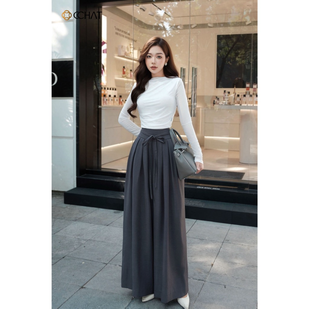 Áo Thun 𝐂𝐂𝐇𝐀𝐓 Lưới Xếp Vai Dáng Ôm Chất Vải Cao Cấp Mềm Mịn Co Giãn 4 Chiều 23TDC2013OT | BigBuy360 - bigbuy360.vn
