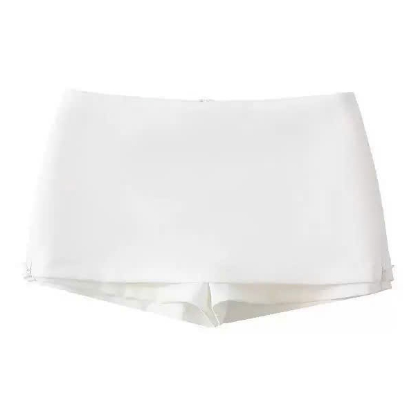 Quần váy ngắn cạp trễ - quần váy trơn phong cách chất liệu bố ruby KINI-Style | BigBuy360 - bigbuy360.vn