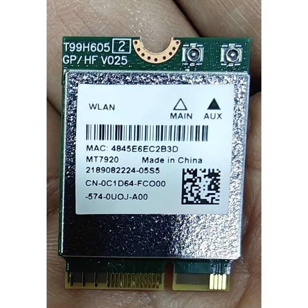 card mạng không dây (WLAN card) Dell MediaTek MT7920