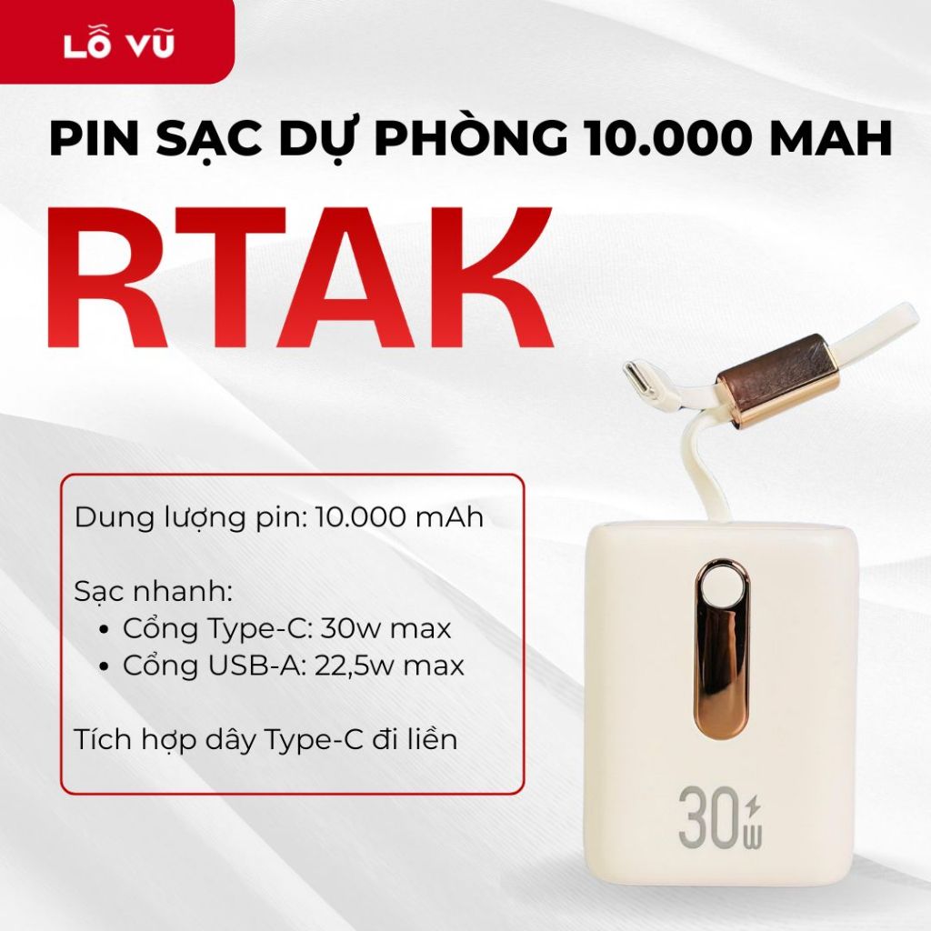 (Combo Cáp Pin) Cáp sạc nhanh 20W C to L Mfish, Pin 9.600 - 20.000 mAh - Phụ Kiện điện thoại, Lỗ Vũ 1, levu01, vuabanlo | BigBuy360 - bigbuy360.vn