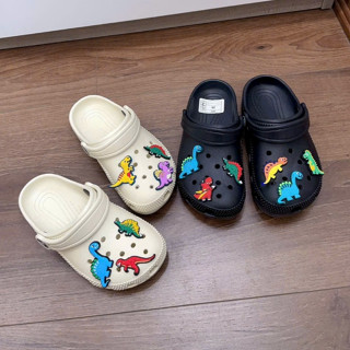 [Tặng 6 Sticker] Dép sục cross cho trẻ em charm ngẫu nhiên đế mềm êm nhẹ