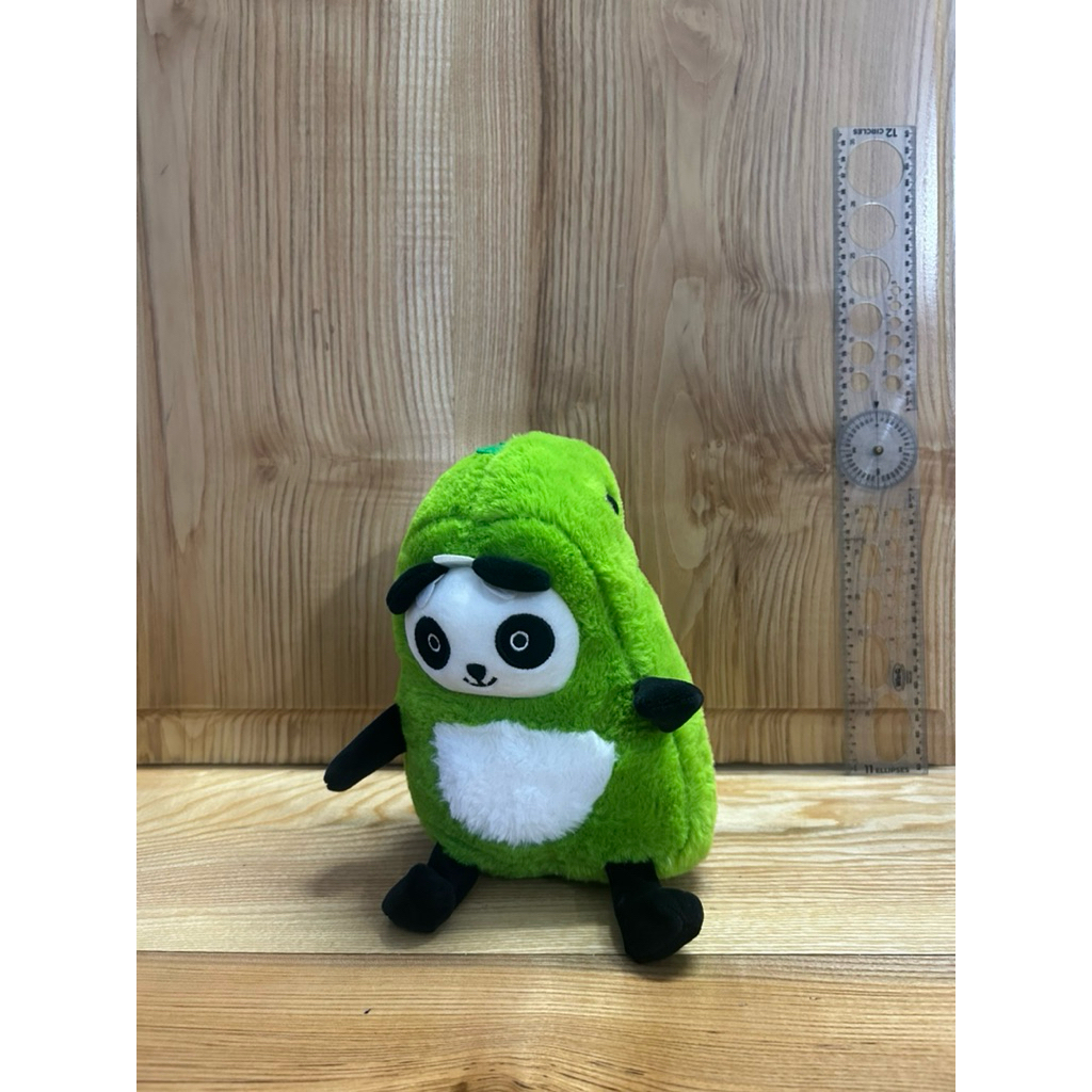 Gấu bông Panda cosplay khủng long, Panda đi học
